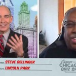 With Geoffrey Baer (virtually) on WTTW's Great Chicago Quiz Show