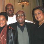 Award winning TV News anchor Deboragh Crable and radio host and producer Richard Steel with my wife Donna