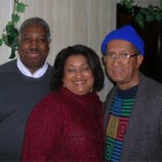 With my wife Donna and late WVON radio legend Richard Pegue
