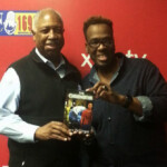 With Art "Chat Daddy" Sims after interview on WVON Radio