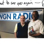 Photo taken after he interviewed me on his show. Autographed 7 years later