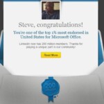 Recognition on LinkedIN