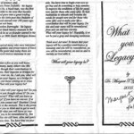 Brochure autographed by Dr. Maragaret Burroughs.