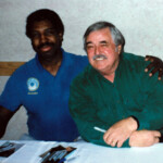 Posing for photo with James Doohan