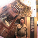 Apollo 11 Command Module on display at the Smithsonian Air and Space Museum in Washington, DC