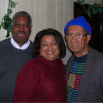 With my wife Donna and late WVON radio legend Richard Pegue